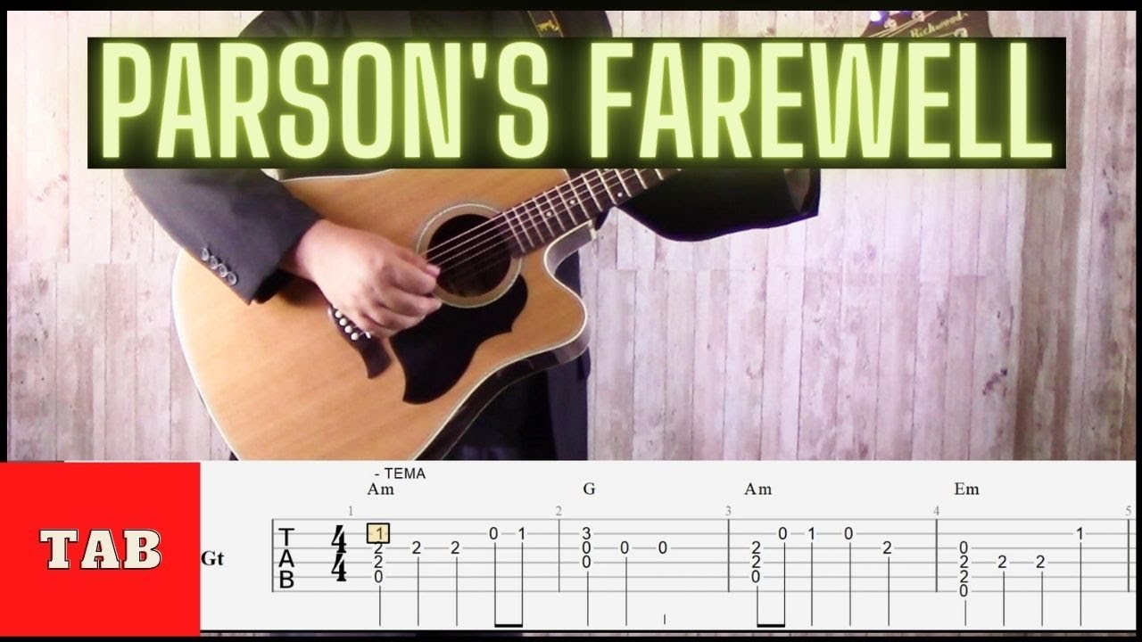 Parson's Farewell |Trad. English| Acoustic guitar cover with TABS