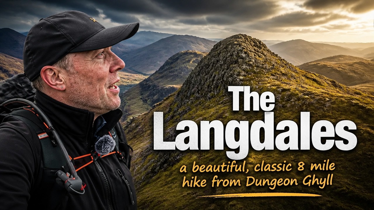 The Langdales from Dungeon Ghyll
