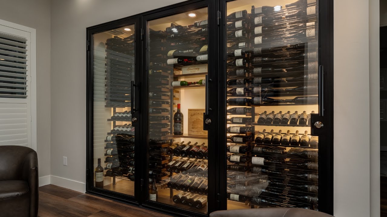 The Perfect Modern Wine Closet Design Display for Homes!
