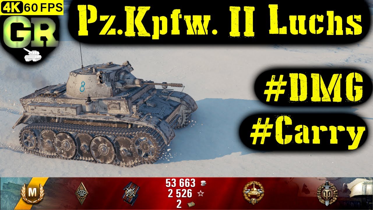 World of Tanks Pz.Kpfw. II Luchs Replay - 7 Kills 2.4K DMG(Patch 1.4.1)