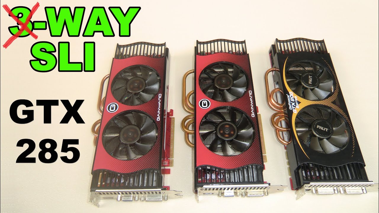 3-WAY SLI GeForce GTX 285 with HydraLogix on AMD Phenom II X4 965