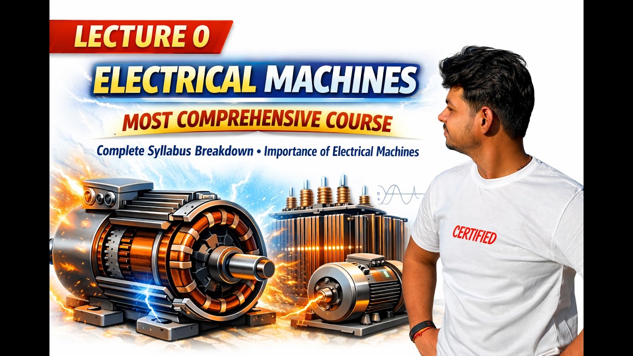 Electrical Machines | Most Comprehensive course | Lecture 0 | Syllabus Breakdown