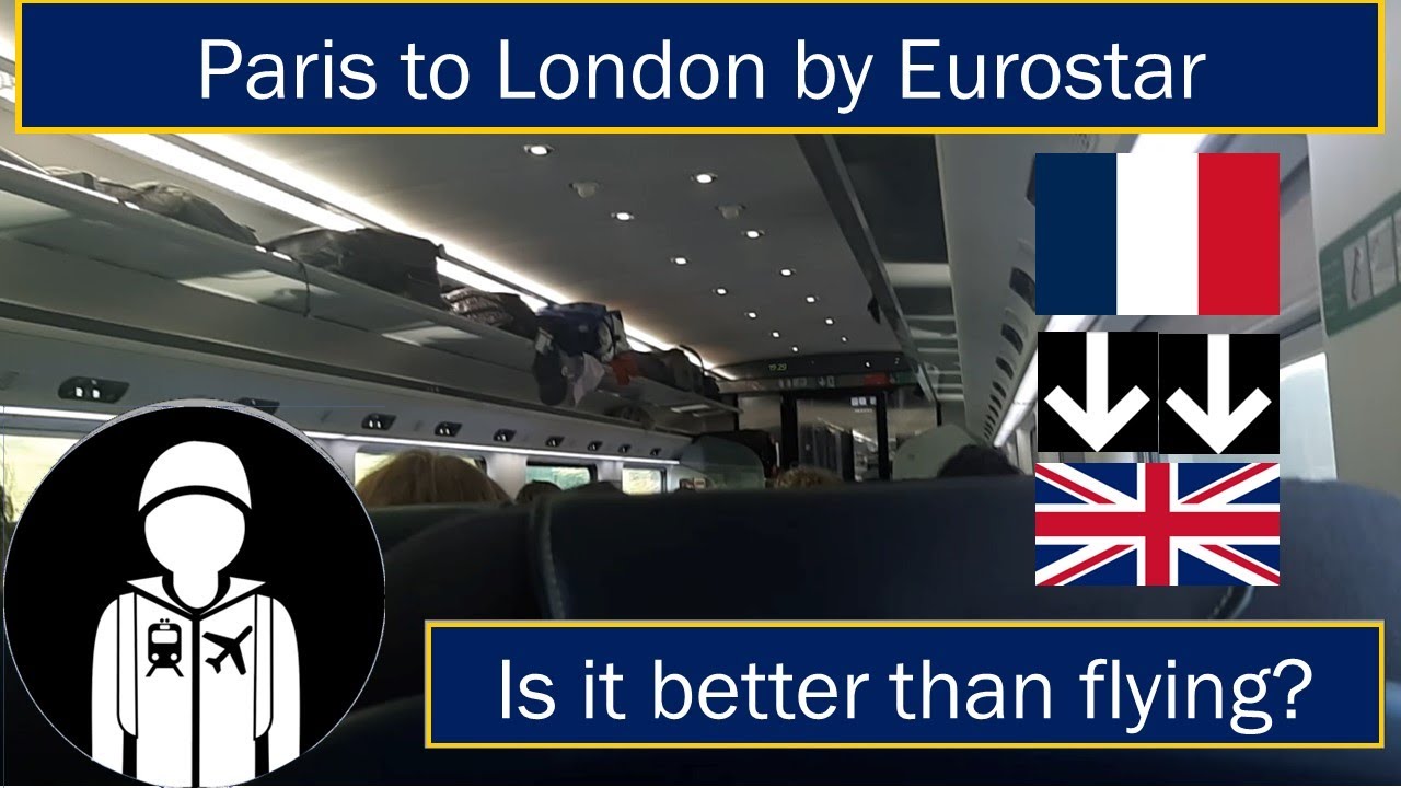 PARIS TO LONDON BY TRAIN: Eurostar - Paris to London