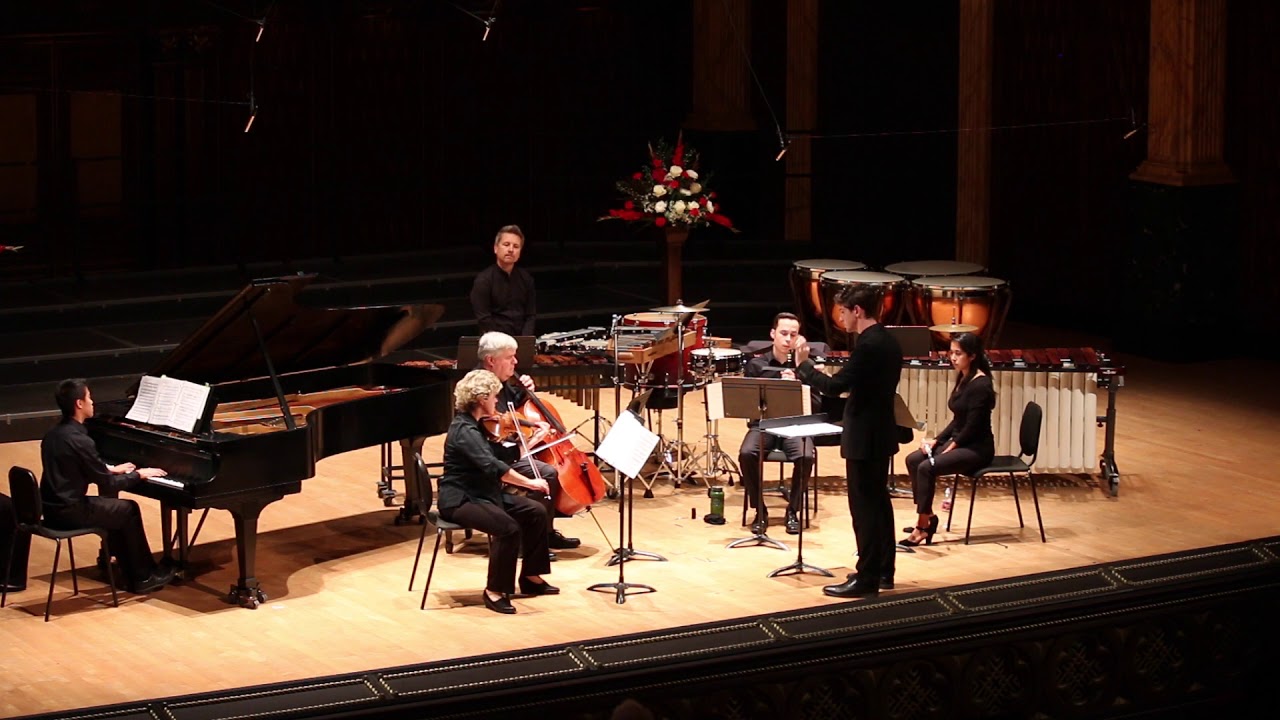 John Musto Divertimento for Flute, Clarinet, Viola, Cello, Percussion and Piano