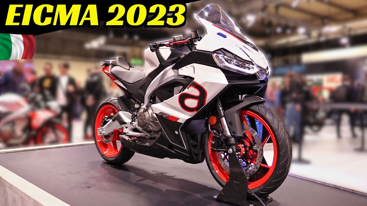 EICMA 2023 Milano - NEW 2024 Aprilia RS 457 & Trofeo - Walkaround & Details