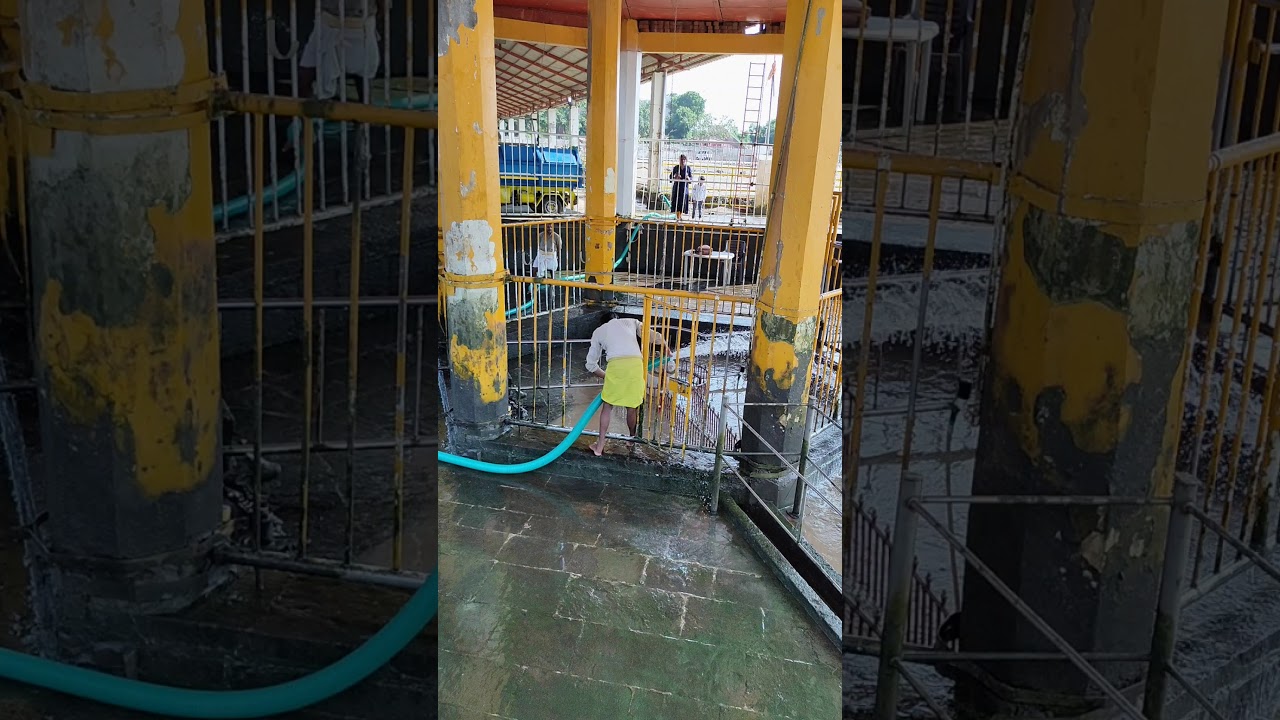 Stambeshwar Mahadev Temple (Cleaning after Sea Water Recede)