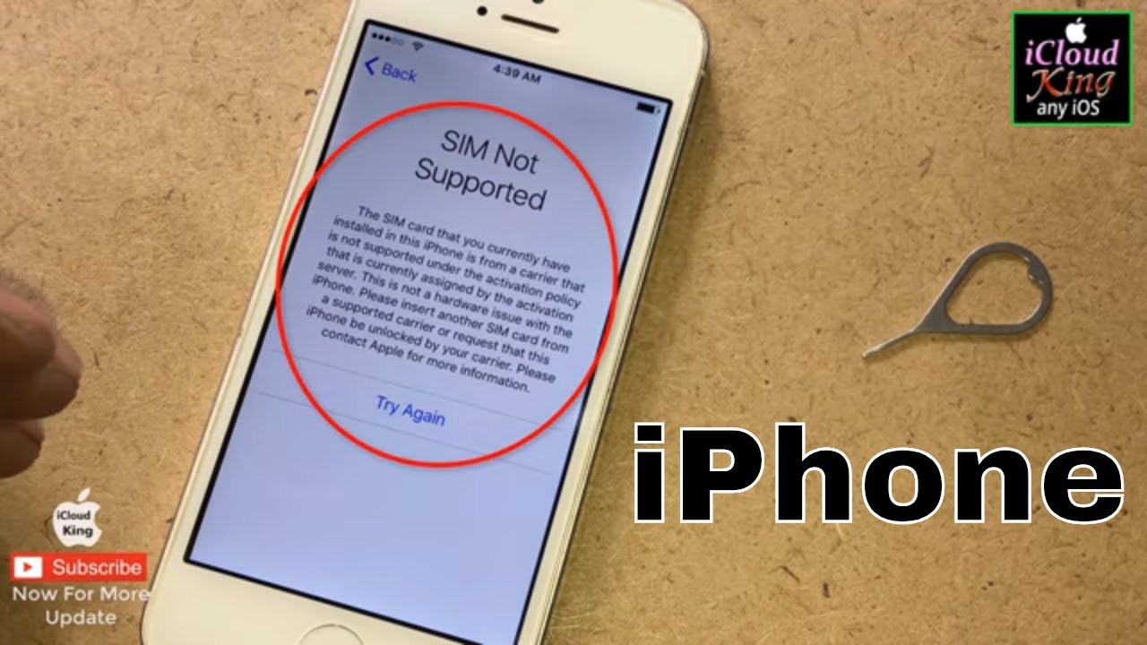 how to unlock sim not supported✔️ iPhone for any carrier with icloud Unlock activation lock Remove✅