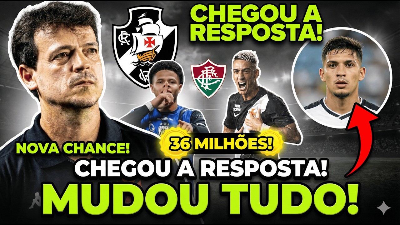 🚨URGENTE! DINIZ ALTERA O VASCO HORAS ANTES DO CLÁSSICO!