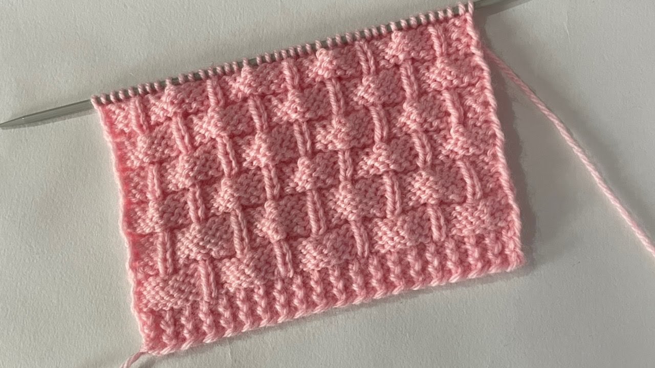 Beautiful Knitting Stitch Pattern For Blankets And Sweaters