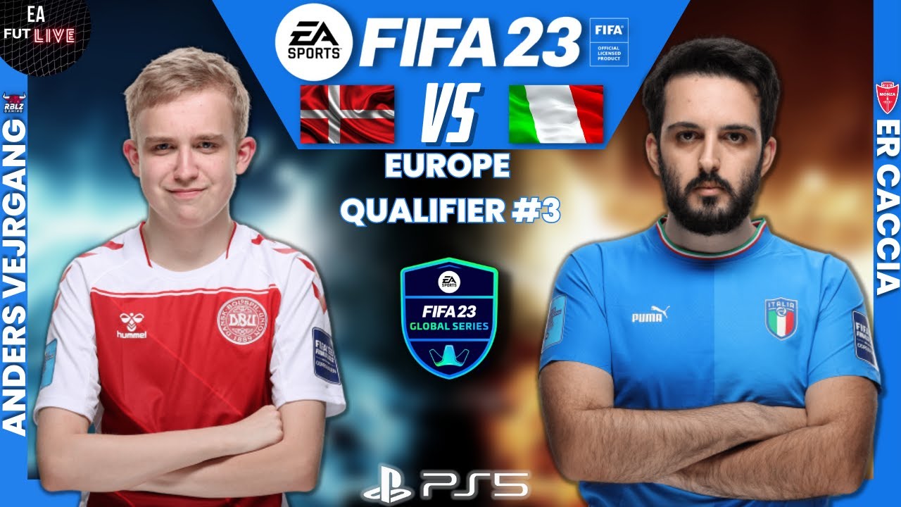 ANDERS VEJRGANG VS ER CACCIA | ( BEAUTIFUL FINAL ) - FIFA 23 FGS EUROPE QUALIFIER #3 PRO VS PRO