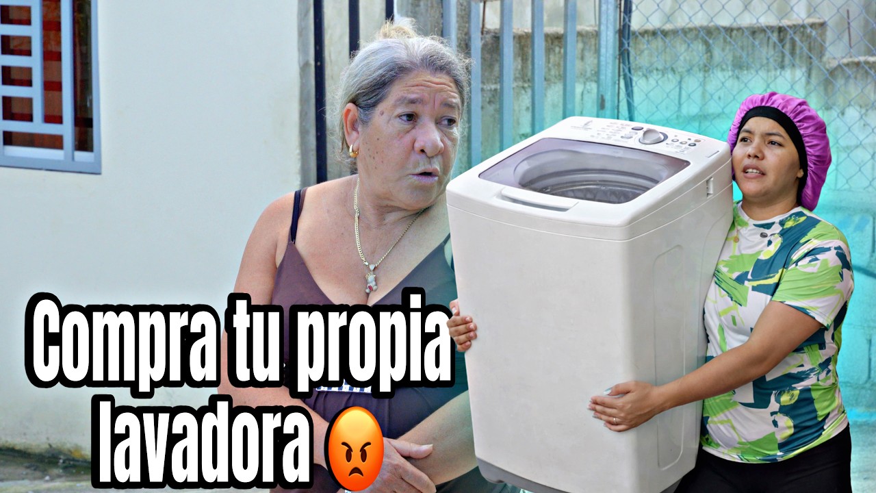 COMPRA una lavadora. habilidosa , ASI LE DIJO SU PROPIA MADRE