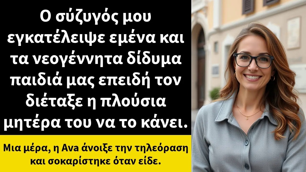 Ο σύζυγός μου εγκατέλειψε εμένα και τα νεογέννητα δίδυμα παιδιά μας επειδή τον διέταξε η πλούσια