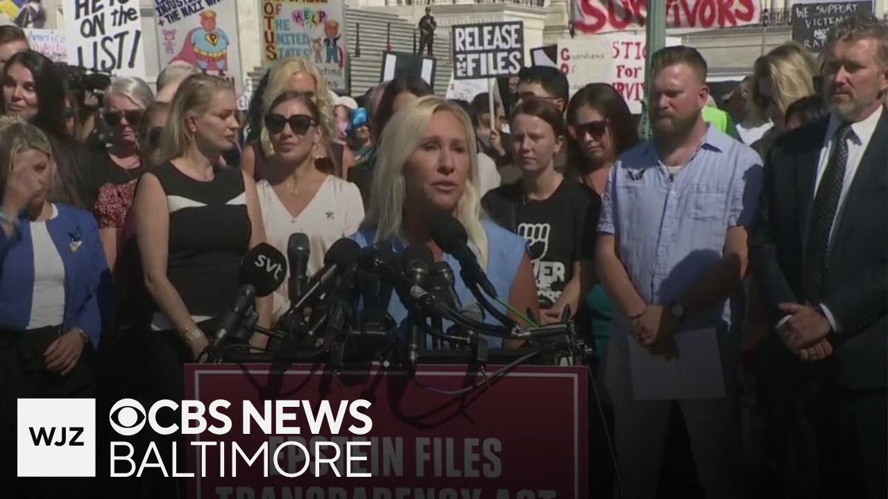 Congressmembers hold bipartisan news conference with Epstein victims calling for transparency