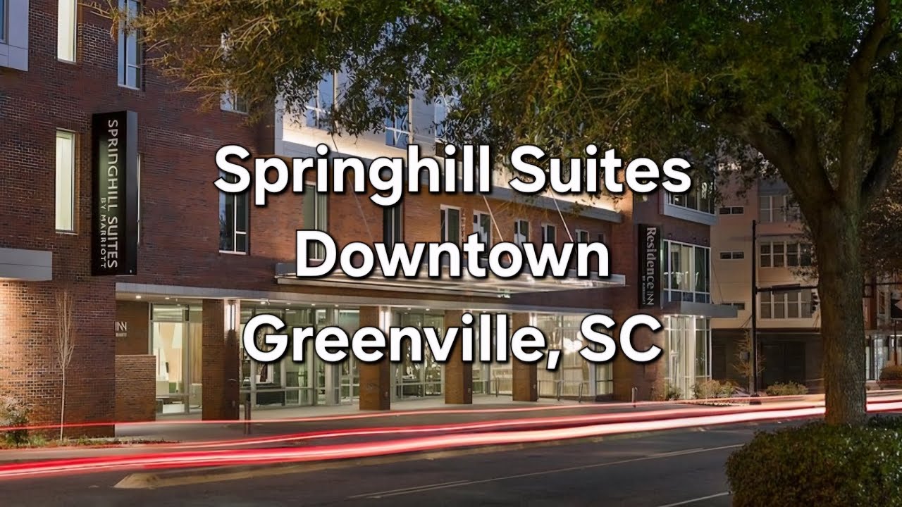 Springhill Suites Downtown | Greenville, SC | Hotel Review | Marriot | #hotel #review #greenville