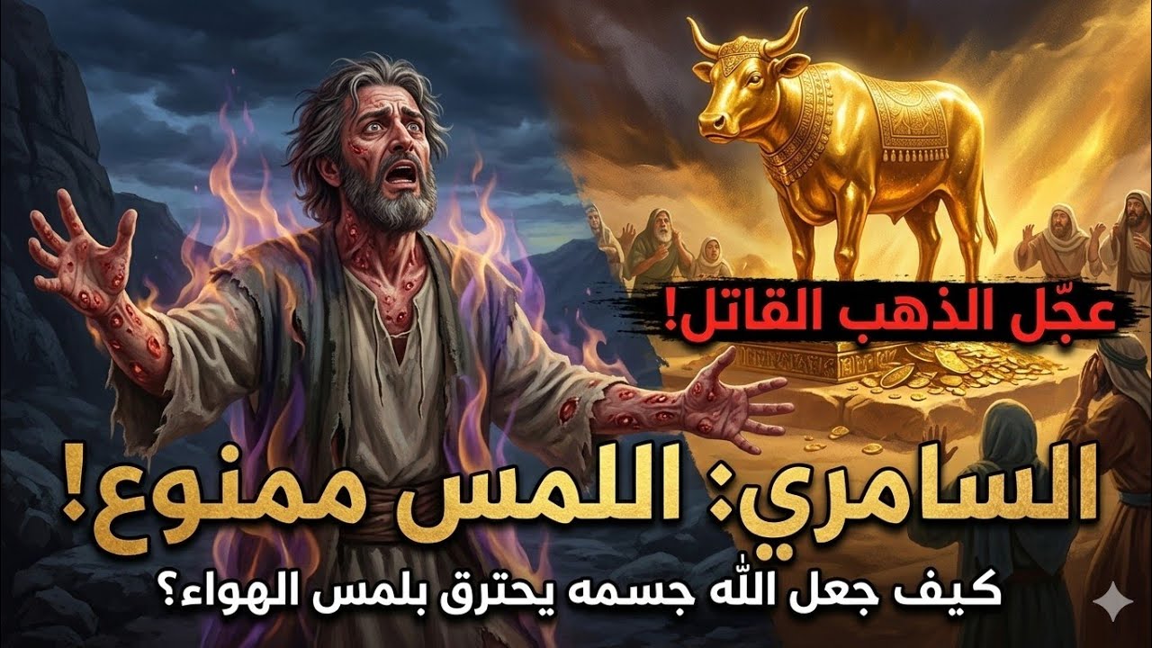 فتنة السامري وعجل الذهب: كيف خُدع بنو إسرائيل؟ وسر الجبل الذي ارتفع فوق رؤوسهم!