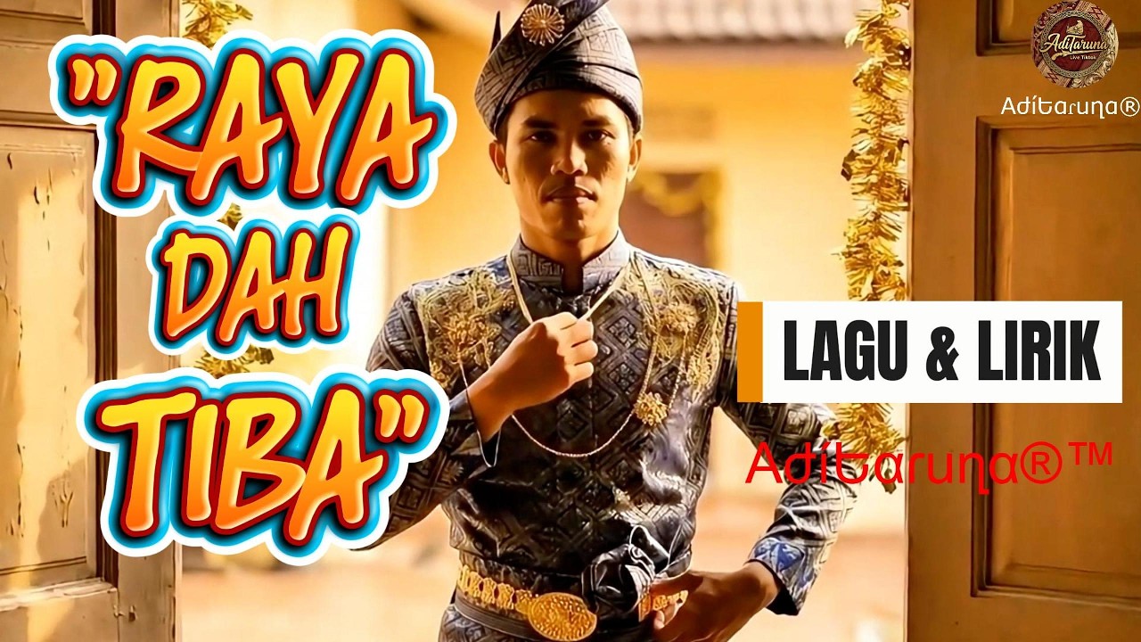 Raya Dah Tiba (KARAOKE) | Lagu Raya Zapin Tradisional Malaysia 2026 (Official Music Video)