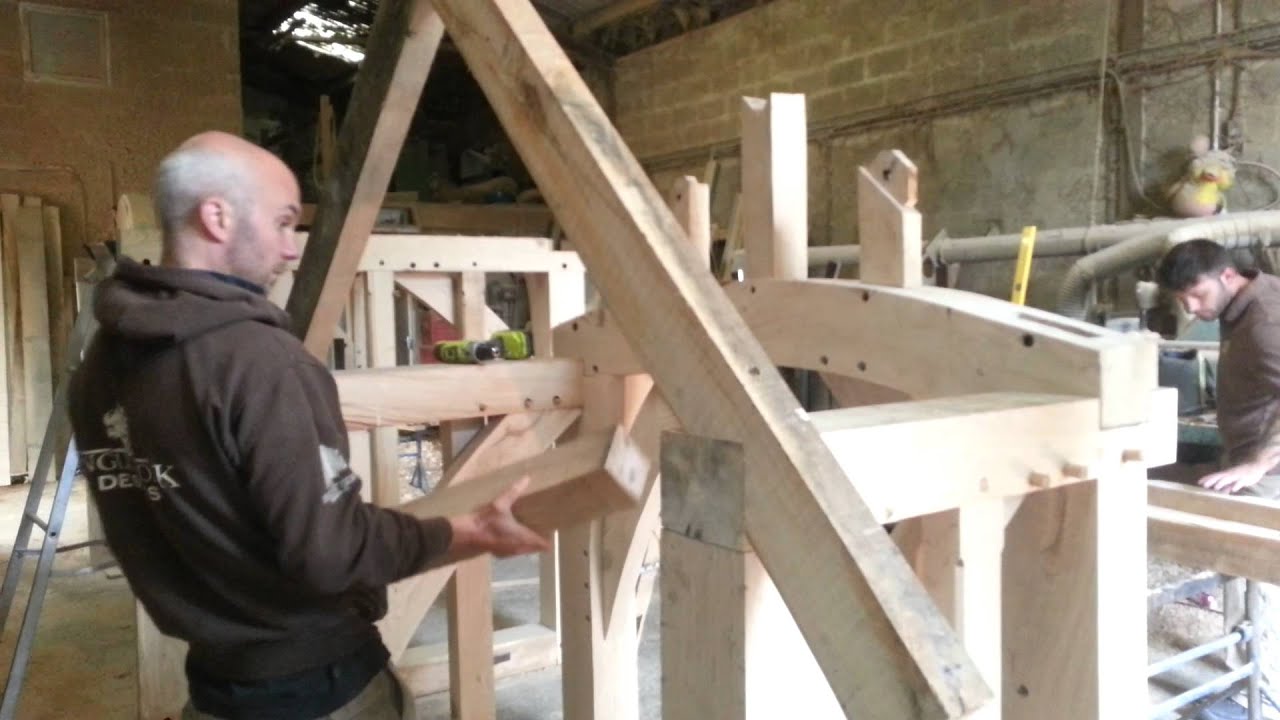 Oak porch assemble (kit form)