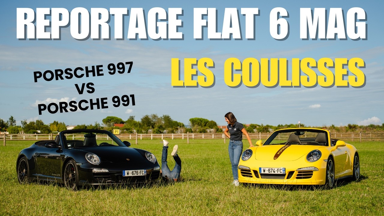 Porsche 997 GTS vs 991 Carrera 4S : les coulisses de Flat 6 Magazine