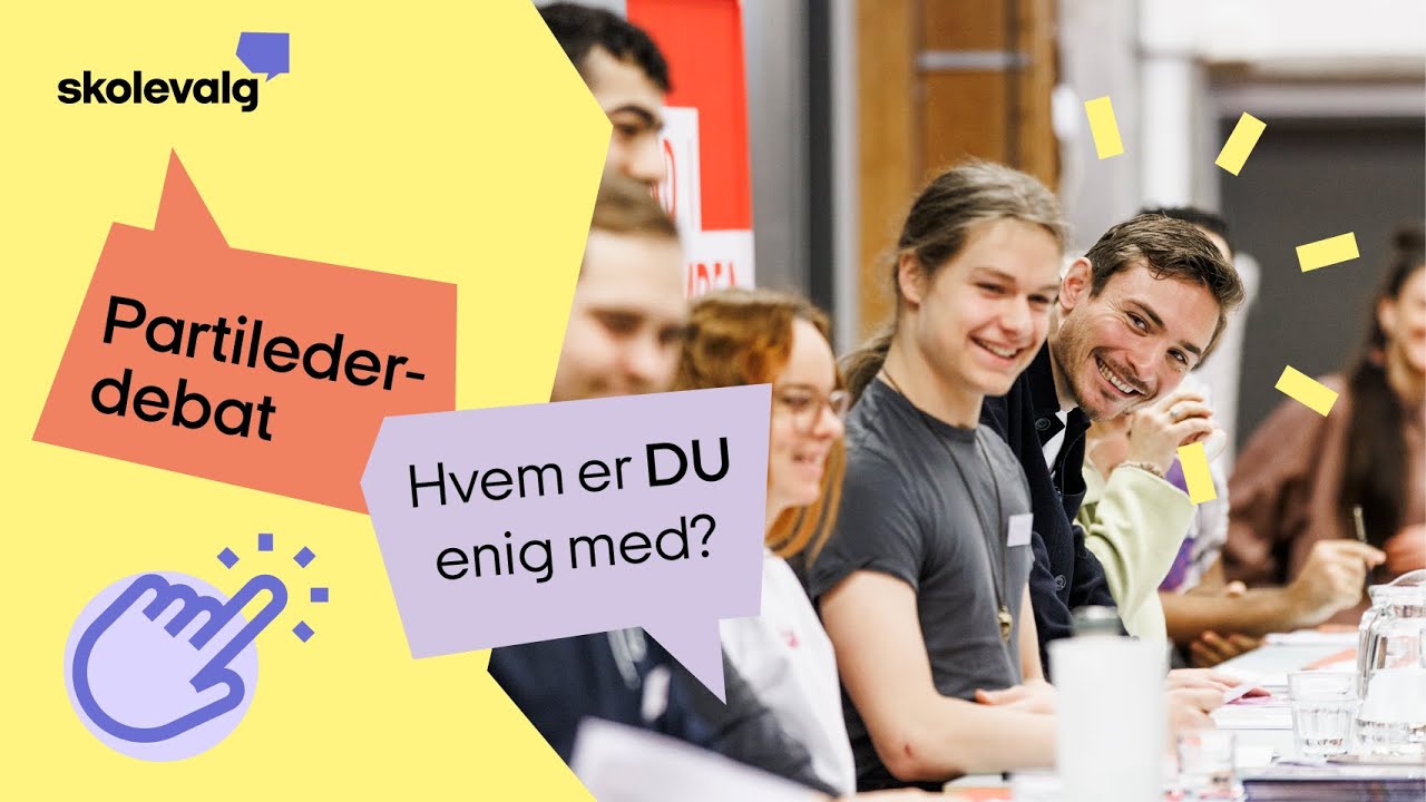 Skolevalg 2026: Partilederdebat
