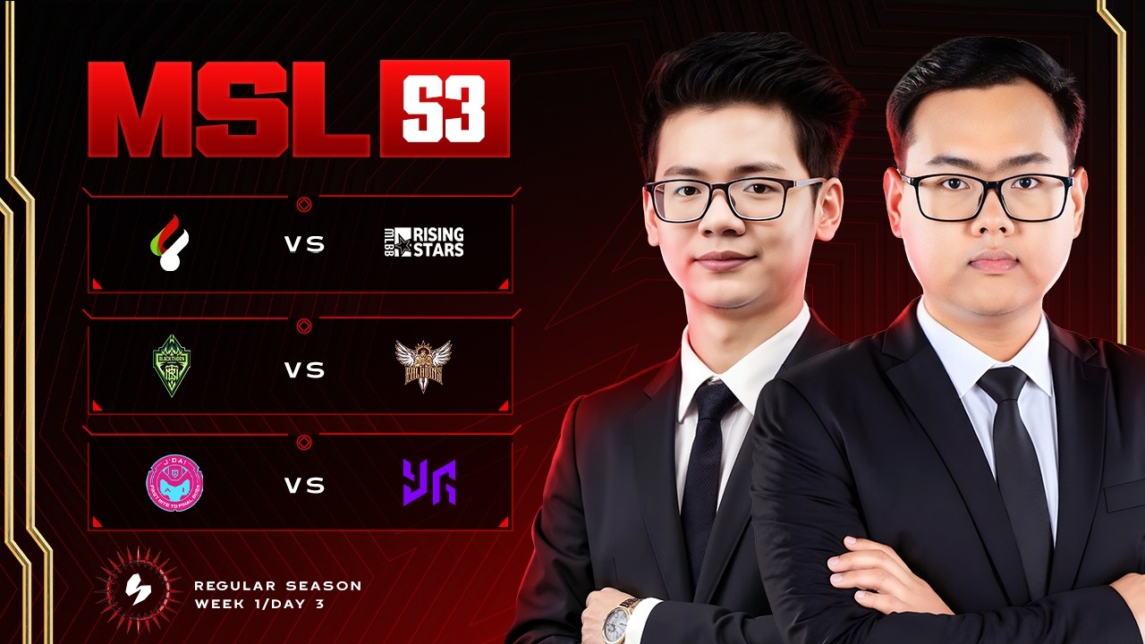 [OFFICIAL RESTREAM] MSL MM Season 3 | Regular Season | W1D3 LIVE🔴