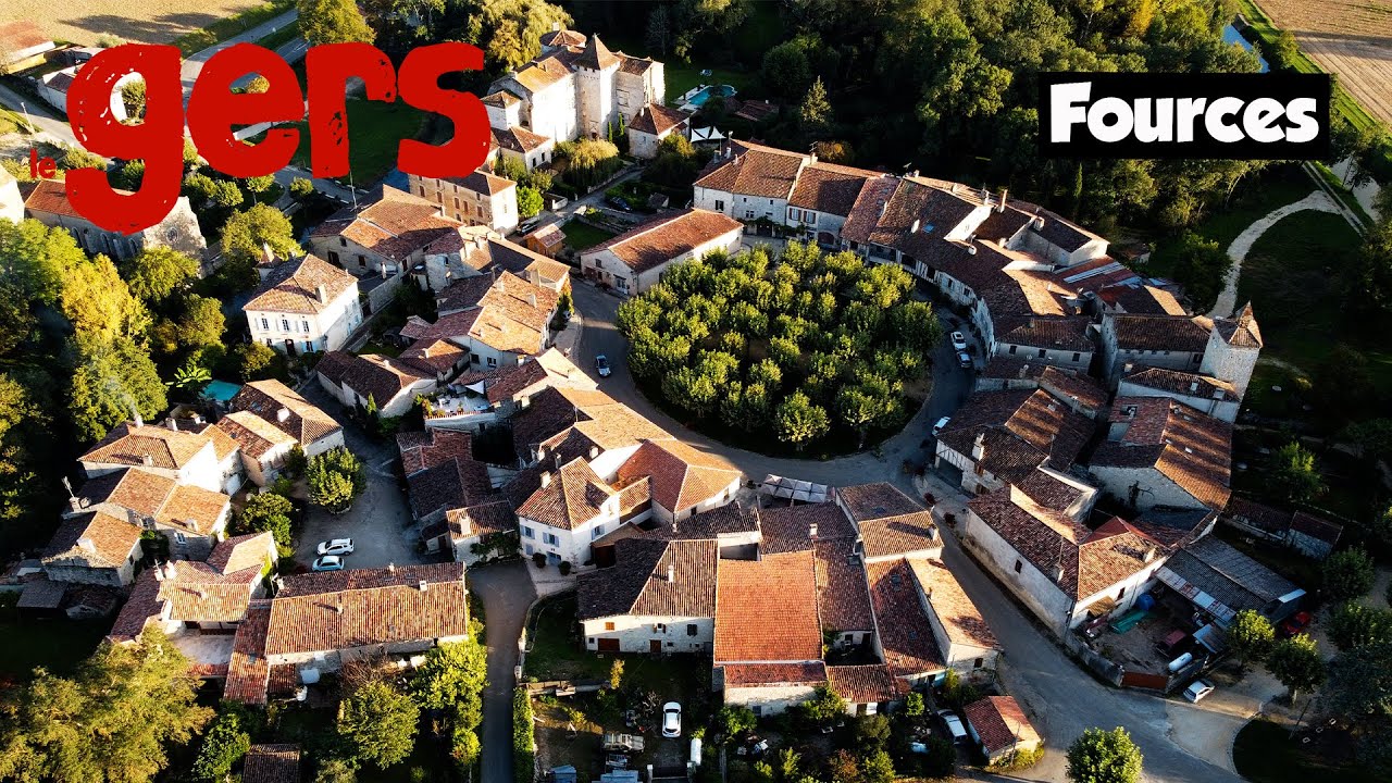 VUES DU GERS - Drone 4K - Fources