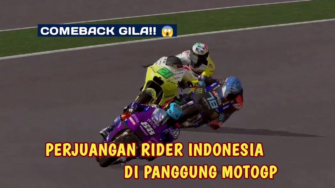 CRASH! COMEBACK GILA & JUARA DI ARAGON! (Career 65) | MOTOGP 13 MOD 25