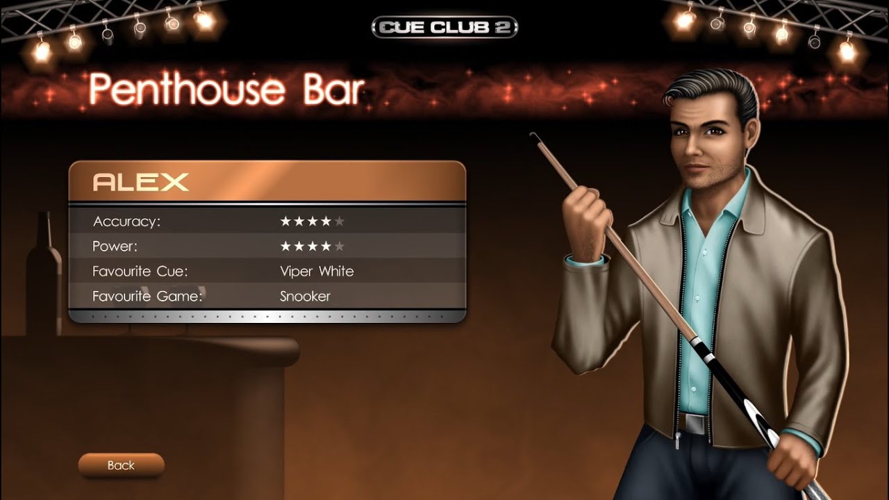 Cue Club 2 - 11 - Penthouse Bar - Playing against Alex