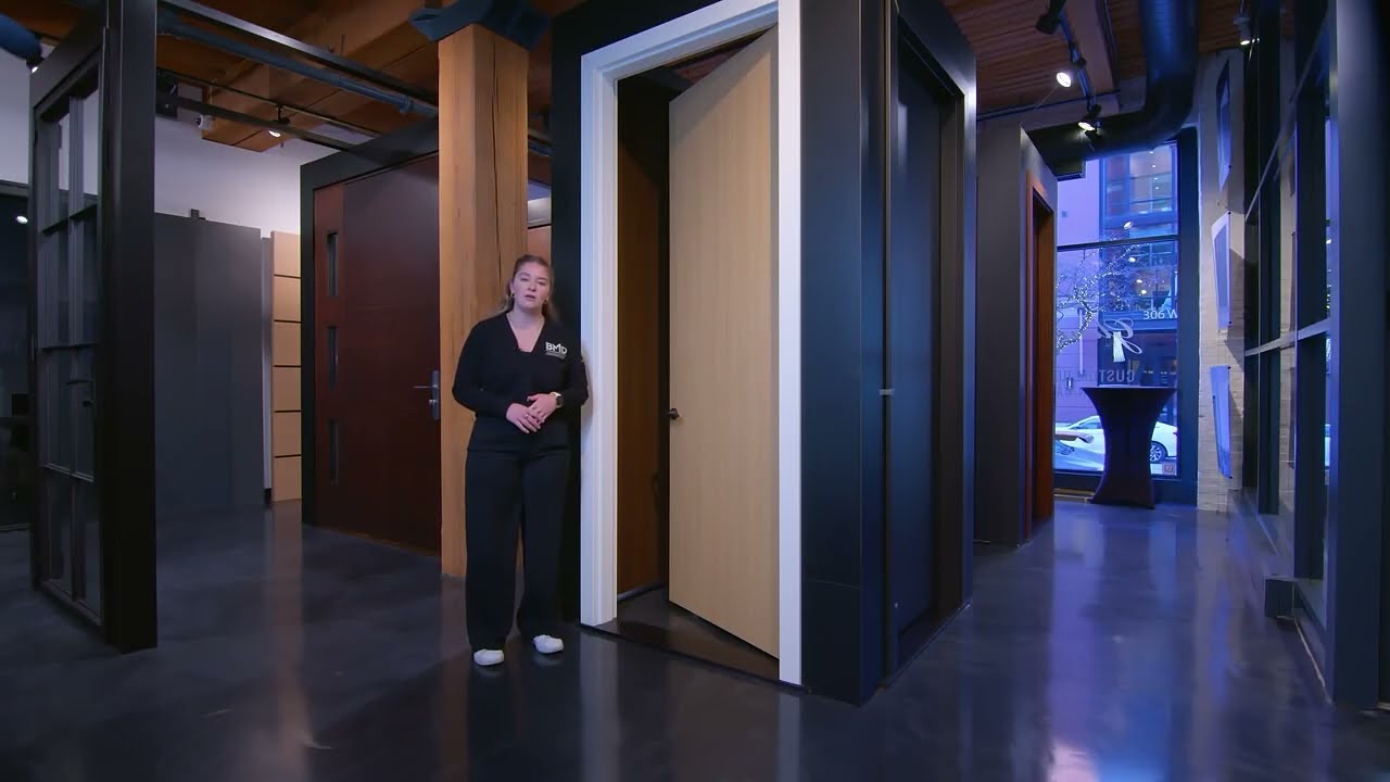 Glenview Doors | ECV-SA40 | Ecoline Interior Door with Striking Contrast & Modern Design
