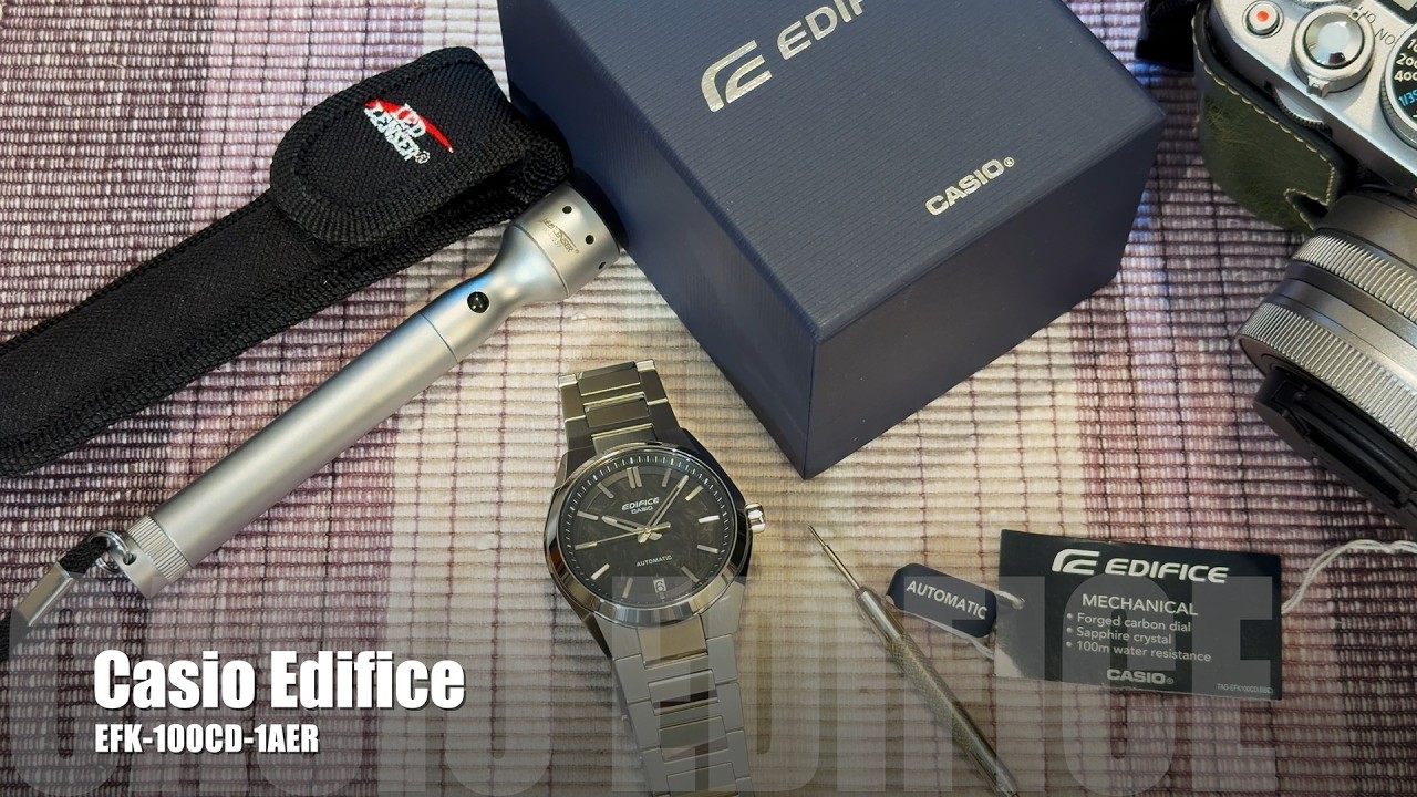 Oto pierwszy zegarek mechaniczny japońskiej marki Casio! Wideo recenzja Edifice EFK-100 Automatic