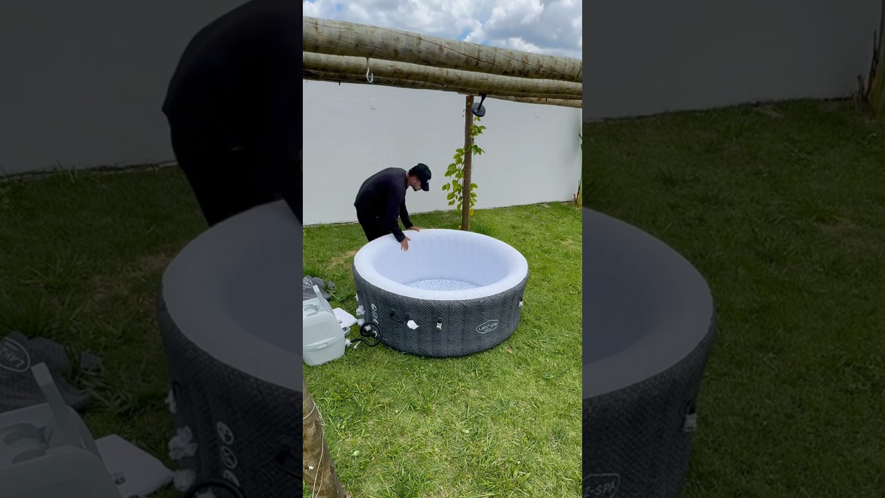 Montamos um SPA infl&aacute;vel da @bestwaybrasil @BestwayGlobal #satisfy #fy #pool #satisfying #dicas
