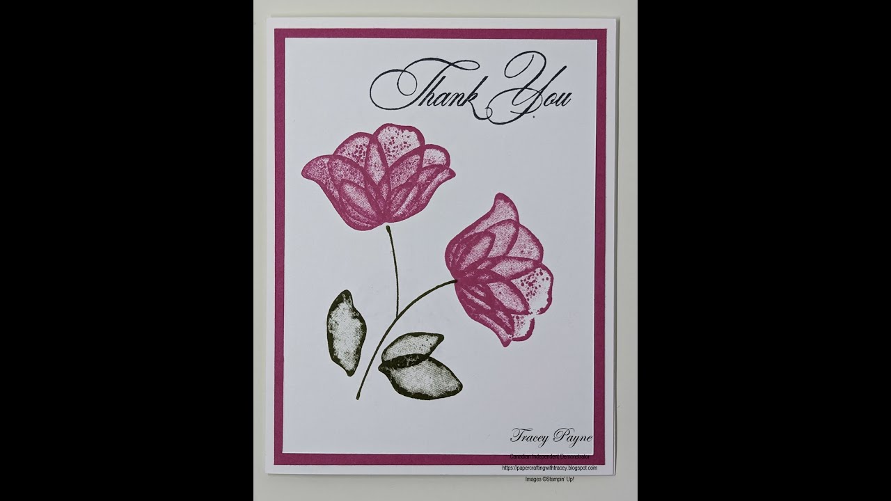 Translucent Florals Simple Stamping