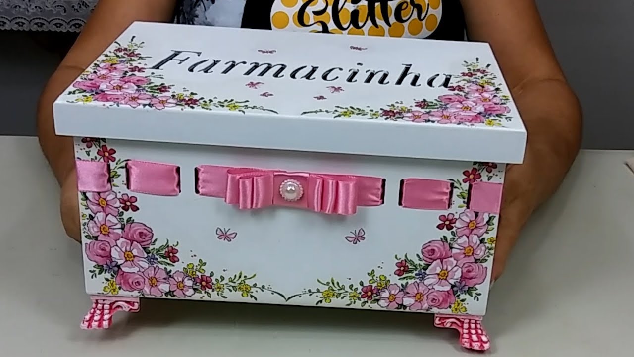 Decoupage no MDF - Farmacinha para BEBÊ!!!