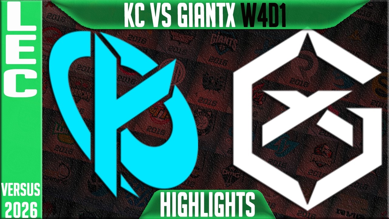 KC vs GX Highlights | LEC W4D1 2026 Versus | Karmine Corp vs GiantX