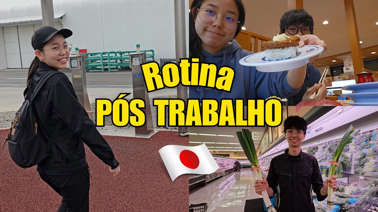 Assim é a vida no Japão 🇯🇵 *correria pós fábrica*