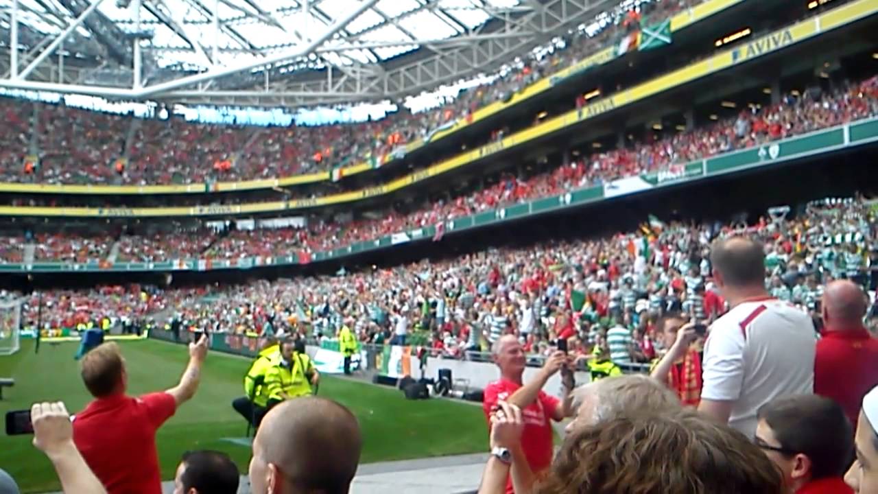 Fields of Athenry Liverpool vs Celtic