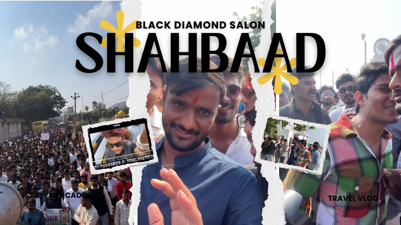 Shahbaad mha reli mahol pura khrab 😱😱😱😱😱/vlog17/ black diamond salon/ 