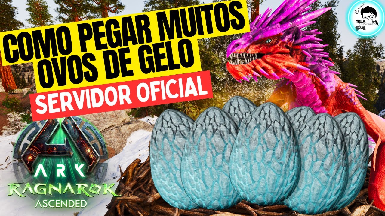 ARK RAGNAROK - COMO PEGAR MAIS DE 100 OVOS DE DRAGÕES DE GELO (ICE WYVERN) #ark #arksurvivalascended