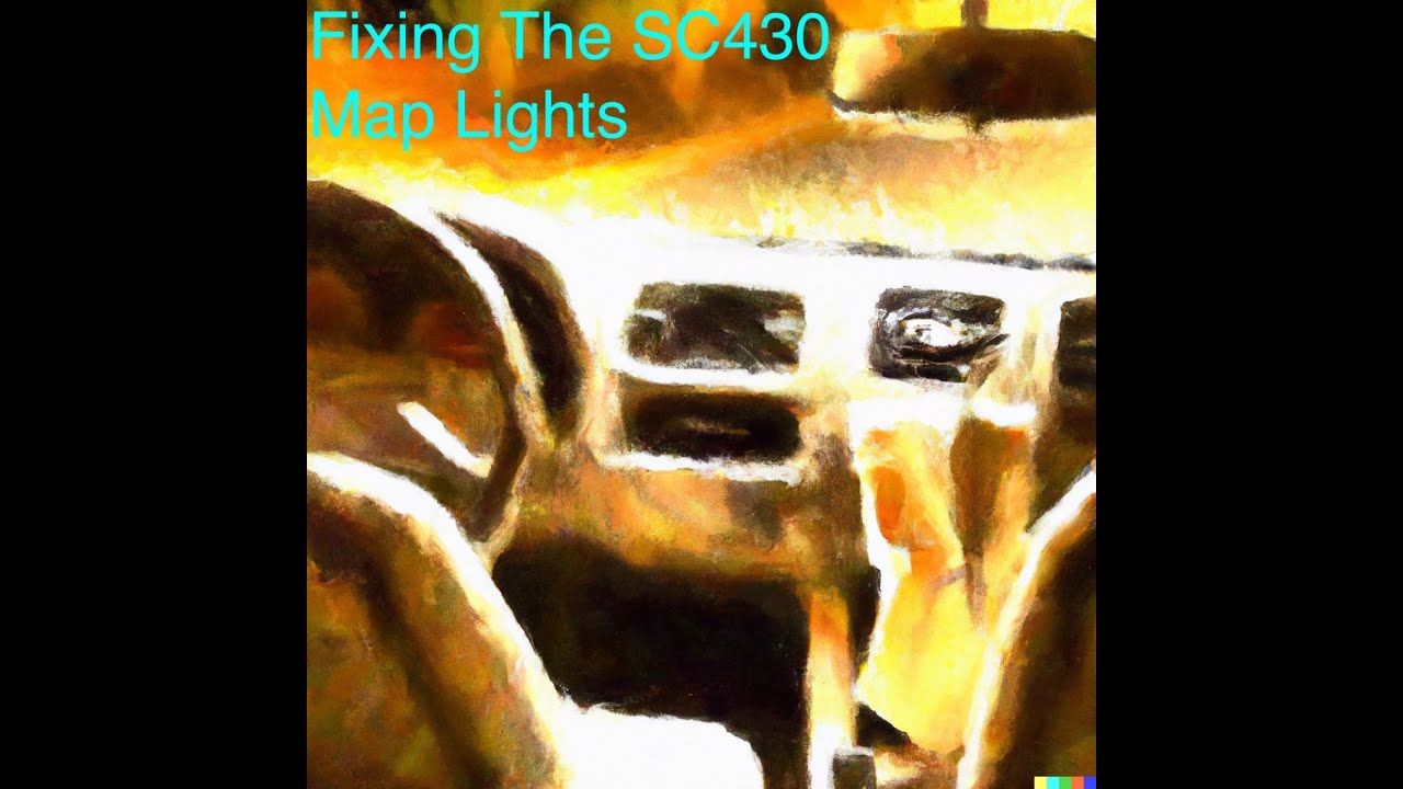 Fixing Broken Map Lights on a Lexus SC430