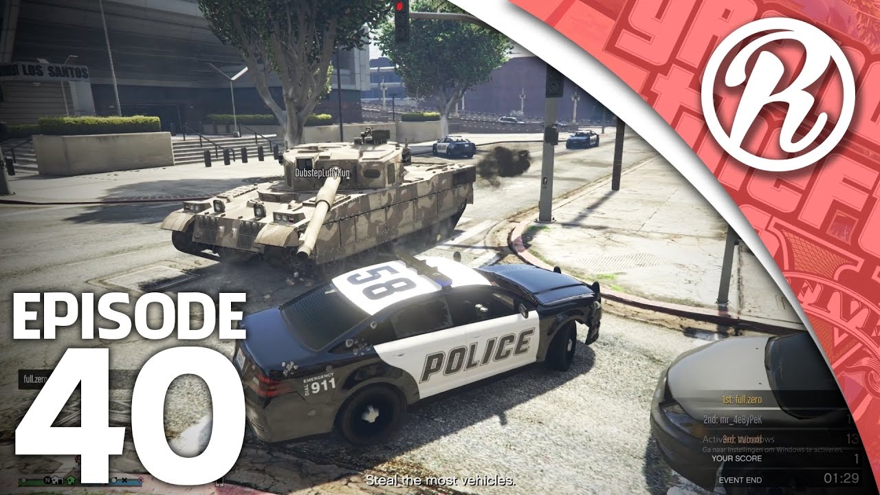 [GTA5] IK WORD ACHTERVOLGD DOOR EEN TANK!! - Royalistiq | Huurmoordenaar #40