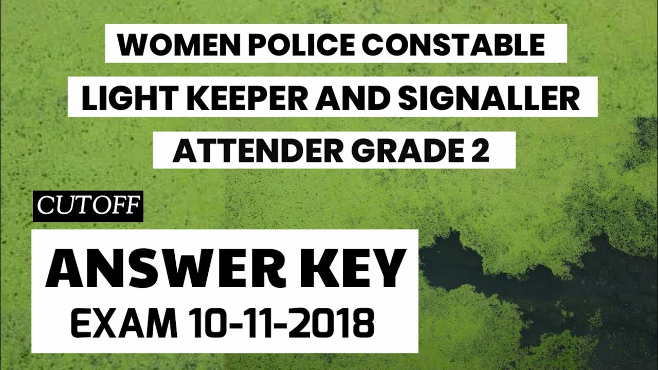 Attender Grade 2, Light Keeper And Signaller Answer Key | Kerala PSC Exam 10-11-2018