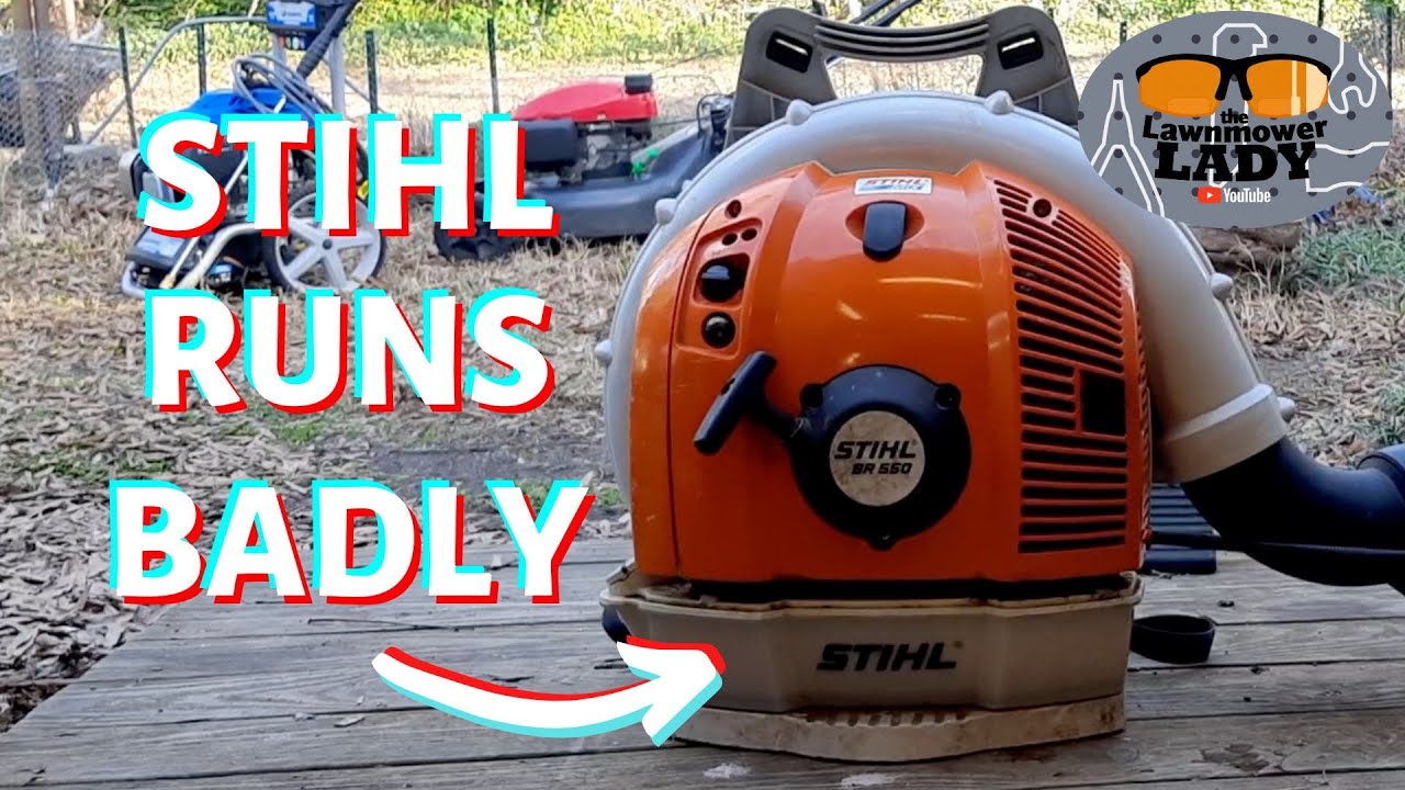 Stihl BR550 Carburetor Kit and Fuel Filter - How to