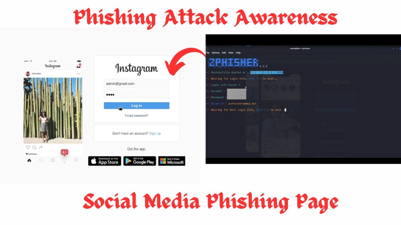 || How Hacker's Create Phishing or Fake Login Page of Social Media || Zphisher Tool
