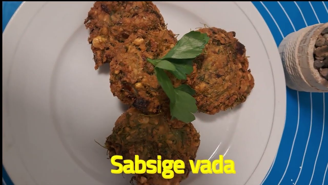 Crispy Sabsige Vada 😋|Crispy Sabsige Vada 😋#HealthySnack#SnackTime#Viralvideo #youtubevideo