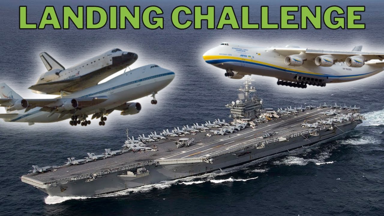 MSFS 2023 ➤ MAXIMUM GRAPHICS ➤ Landing Challenge on AirCraft Carrier with Airliners