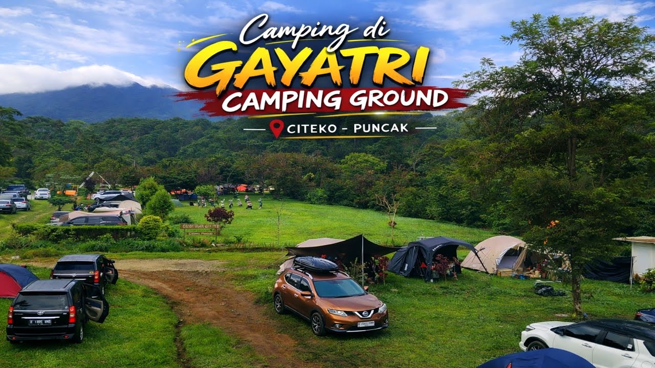 MURAH & ASRI‼️ CAMPING KELUARGA DI CITEKO PUNCAK BOGOR ‼️ GAYATRI CAMPING GROUND