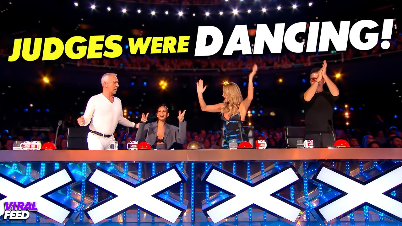 Auditions Turn Into a Judge DANCE PARTY on Britain's Got Talent!