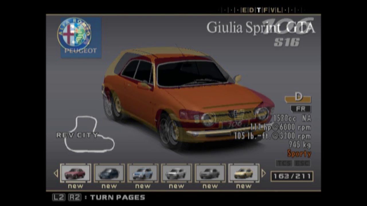 Enthusia Professional Racing - All 211 cars