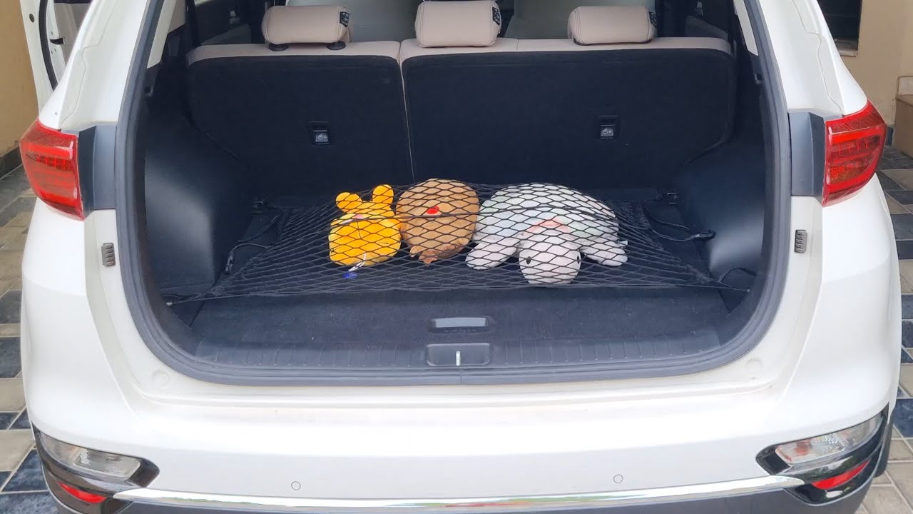 How to attach luggage net in Kia Sportage
