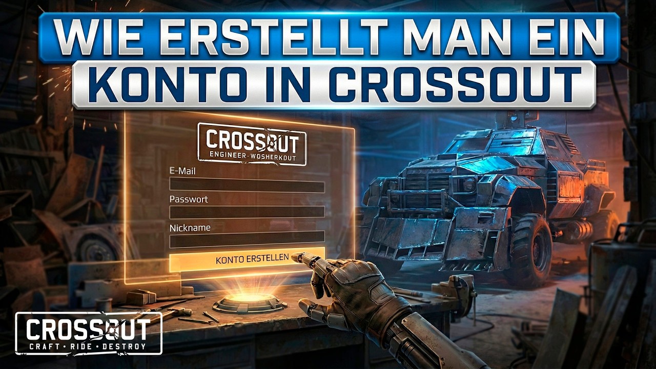 Wie erstellt man ein Konto in Crossout – Schritt für Schritt Registrierung eines Accounts