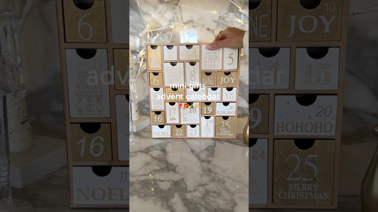 mini skincare advent calendar idea🎁 #giftideas #skincareproducts